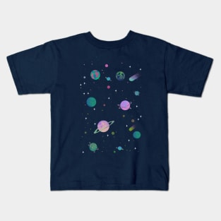 outer space Kids T-Shirt